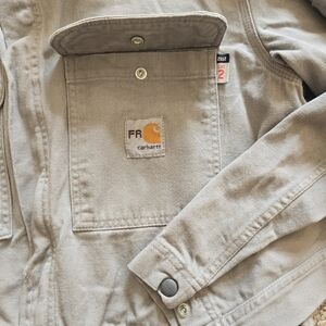 Carhartt FR Cat2 2112 Coveralls Mens 42 Reg Gray Workwear Boiler Suit